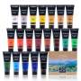 Acrylic Paint Set 20 Colours 4.05 Oz/ 120ML Tube Art Paint