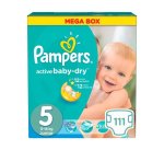 Pampers Active Baby Mega Box Nappies Junior 1 X 111'S