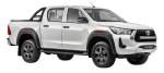 Toyota Hilux Double Cab 2.4GD6 Raider-x 2023-2026 Cotton Canvas Seat Covers