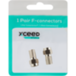 Studio F-connectors 2-PACK