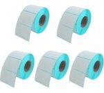 800 Pieces roll 40X30 Mm Barcode Label Sticker Thermal PAPER-5 Rolls