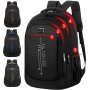 1PC Simple Fashion Business Backpack Casual Travel Backpack Large Capacity Laptop Storage Backpack Zipper Direction Random