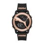 Puma Big Cat Digital Black Polycarbonate Woman's Watch P5108