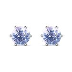 DESTINY Lavender Earring With Crystals From Swarovski In A Macaroon Case