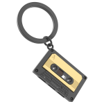 Vintage Music Lovers' Premium Keyrings Assorted Styles - Vintage Audio Tape