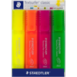 Staedtler Textsurfer Assorted Classic Highlighters 4-PACK