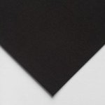 Velour Pastel Paper 260GSM 50X70CM Single Sheet Black