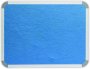 Parrot Notice Board - Info Board Aluminium Frame 2400 X 1200MM - Sky Blue