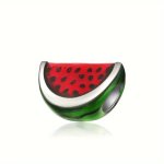 Charming Watermelon Charm Bead - Zinc Alloy Perfect For Diy Bracelet & Jewelry Making