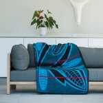 Seanamarena - Poone Black peacock scarlet - 155 X 165 Cm