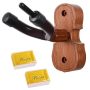 Violin Wall Hanger Wooden Violin Wall Mount Hook Wall Mount Violin Hangers Violin Viola Holder With Bow Hook For Home & Studio