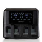 Kenwood Dual Air Fryer 9L 4.5L + 4.5L With Viewing Windows HFG95.000BK