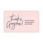 30 Pcs Coated Paper Thank You Cards Gift Card Packaging - English Card