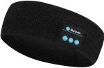 Better Sleep Soft-knitted Headband With Bluetooth Headphonesblack