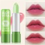 2pcs Set Of Tinted Lip Balm Aloe Vera Lipstick Color Changing Moisturizing Lip Balm Waterproof Makeup Lip Care Lipstick Valentine's Day Gifts
