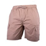 WBM817 Khaki Full Elasticated Cargo Short S23 - 30