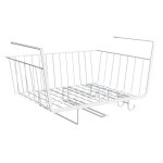 High Quality Multi-purpose Under-shelf Storage Basket - White