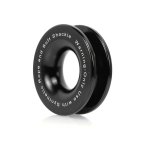Truck Winch Snatch Recovery Ring For Soft Shackle Atv Utv Rcovery 41000 Lb Black