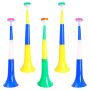 5PCS Football Loud Noise Makers Soccer Trumpet Toys For Sporting Carnival