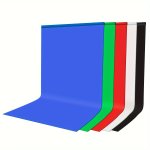 Puluz Photography Studio Backdrop - Polyester Fiber 1M X 2M Wrinkle Resistant Non-reflective Lightweight Rod Pocket Design
