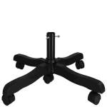 Tree Base With Wheels 59X43.5X22CM - Black