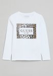 Guess Long Sleeve T-Shirt W Glitter - Pure White