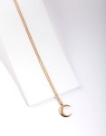 Goldair Gold Plated Sterling Silver Crescent Moon Necklace