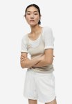Sweatshirt Shorts - White