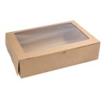 Kraft 12 Cupcake Box With Window
