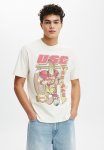 Cotton On License Loose Fit College T-Shirt - Lcn Usc Creampuff trojans