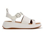 F-mode Fisherman Platform Leather Sandal - Urban White - 8
