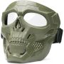 Full Face Motorcycle Gelsoft Paintball Airsoft Mask NTMS220 Green