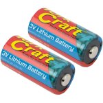 Tork Craft 2 PK 3V Li-ion Batteries CR123A BATCR123A-2P