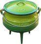 Lk& 39 S Enamel MINI Potjie No 1/4 0.7L Green