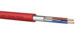 A-BN13-B00300 Meganet Cable F res PH30 1MM 2C+E Stranded Red 100M Fire-resistant Cables For Fire Alarm Systems Power Supply