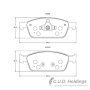 Kbc Brake Pads Front For Ford