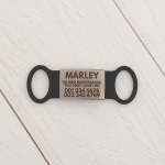 Noiseless Pet Id Tag - Regular - 2CM W X 3CM L Black I'm High Maintenance. You Don't Want Me