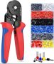 1200PCS Wire Terminals Ferrule Crimping Tool Kit Ratchet Wire Crimper