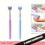 Three Sided Soft Hair Toothbrush Adult Toothbrush Ultra Fine Soft Bristle Oral Care Teeth Brush For Oral Health