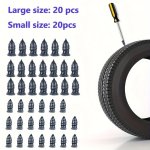 40PCS Car Tire Repair Rubber Nail Tire Repair Screw Tire Rapid Repair Rubber Nails Vacuum Tire Repair Nail Fast Repair Tool 20 S