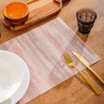 Placemats Ripple Blush 6 Pack