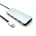 Mecer 4-PORT USB 3.0 Hub Plastic Case