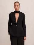 Sasha Scarf Blazer - 16 Black
