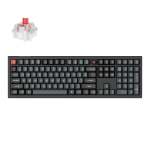 V6 Ultra 100% 8K Red Switch Hot-swappable Gateron Jupiter Rgb Wireless KEYBOARD-V6U-D1