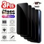 Haofate 3-PACK Privacy Tempered Glass Screen Protector For Iphone 15 Promax 14 13 12 11 XS Max Xr - Anti-spy Glossy Scratch-resistant 9H Hardness