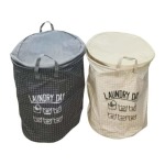 Collapsible Laundry Storage Bag - Beige
