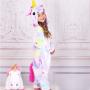 Kids Purple Starry Unicorn Onesie - 140