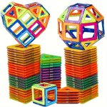 Magnetic Building Blocks Toy Children's Toy Tem Early Education Magnetic Building Toy Block Set As Halloween Chrismas Gift Large