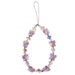 Butterfly Mobile Phone Chain Beaded Phone Charm Lanyard Anti-lost Wristband