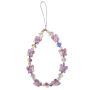 Butterfly Mobile Phone Chain Beaded Phone Charm Lanyard Anti-lost Wristband